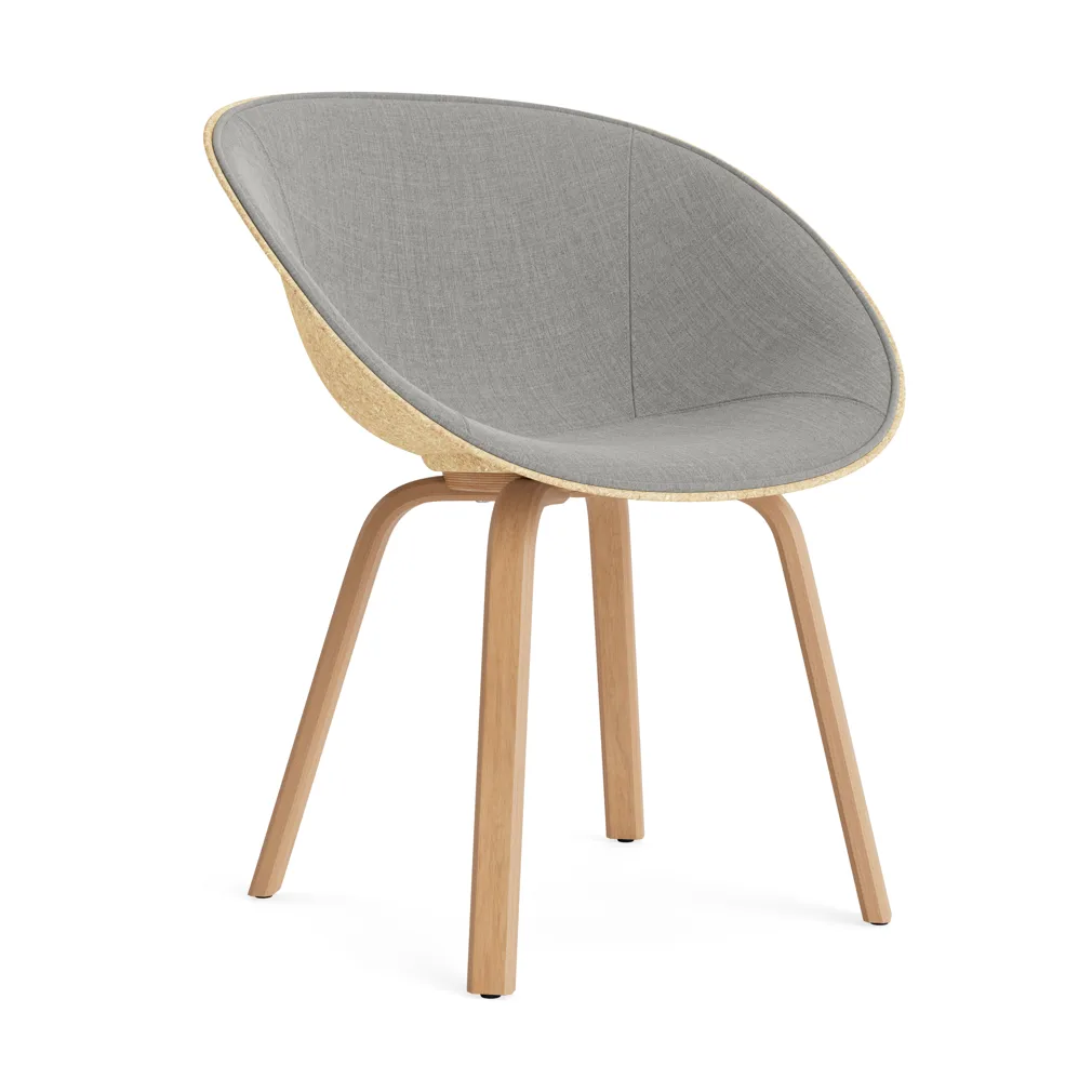 매트 쿠션 암체어 45 cm , Remix 133-Hemp-Beech Normann Copenhagen | 노만코펜하겐