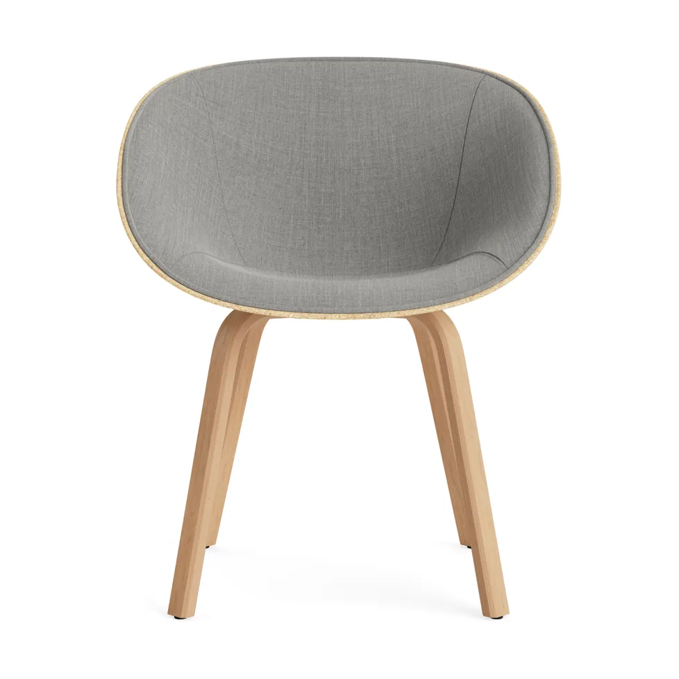 매트 쿠션 암체어 45 cm , Remix 133-Hemp-Beech Normann Copenhagen | 노만코펜하겐