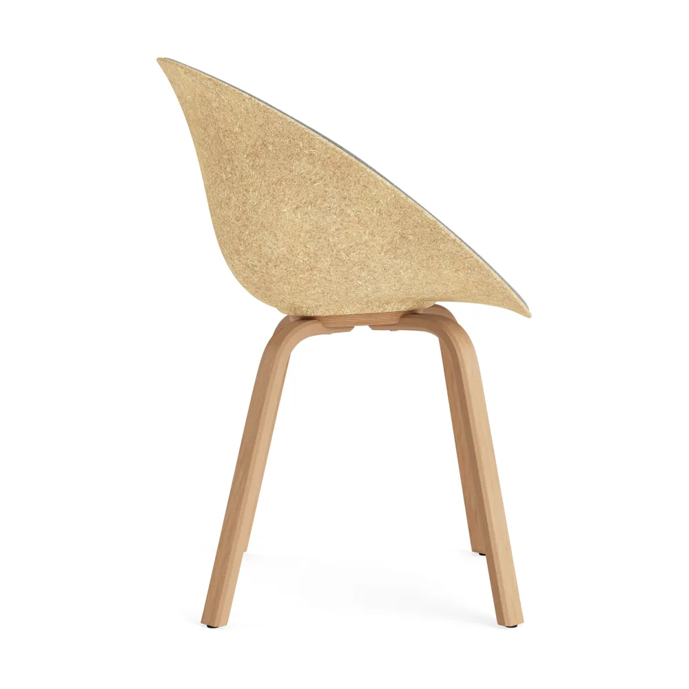 매트 쿠션 암체어 45 cm , Remix 133-Hemp-Beech Normann Copenhagen | 노만코펜하겐