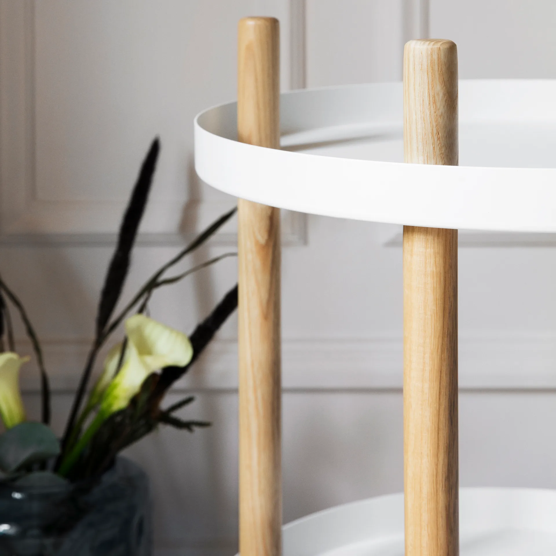 블록테이블 Ø45 cm, white Normann Copenhagen | 노만코펜하겐