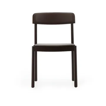 팀브 체어 46 cm - Brown Ash-Ultra Leather Chocolate - Normann Copenhagen | 노만코펜하겐