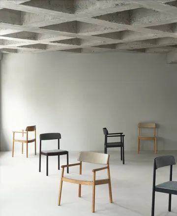 팀브 체어 46 cm - Brown Ash-Ultra Leather Chocolate - Normann Copenhagen | 노만코펜하겐