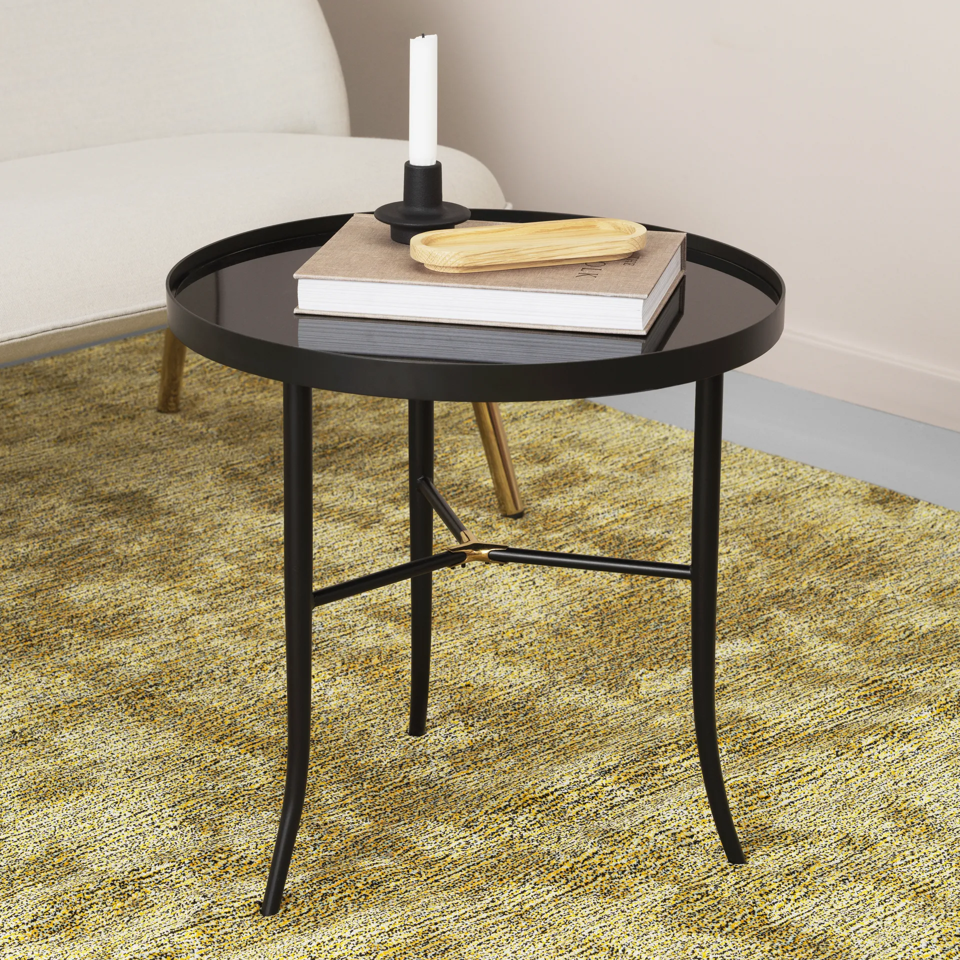 러그 테이블 Ø50 cm, black Normann Copenhagen | 노만코펜하겐