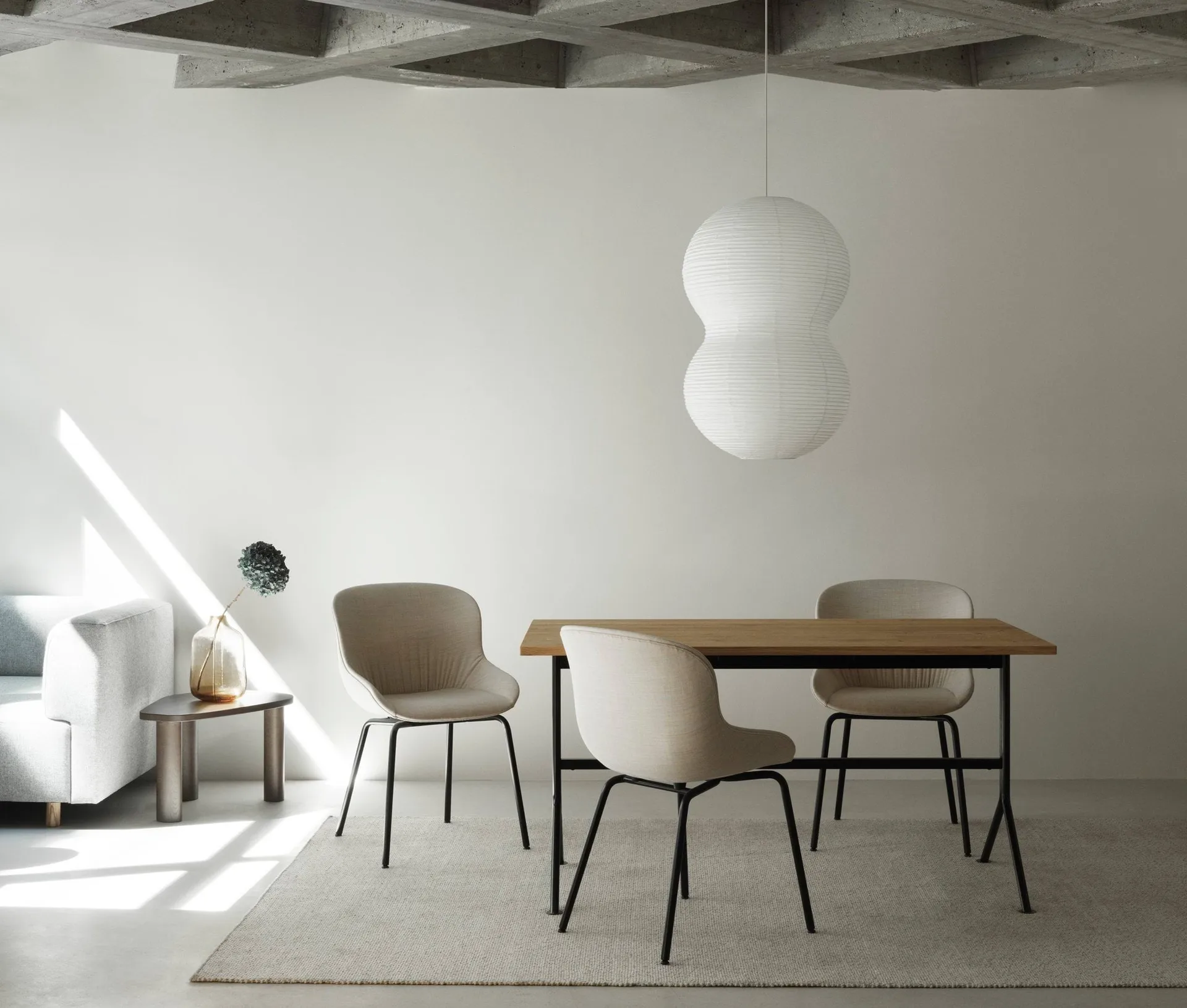 퍼프 트위스트 전등갓 50x90 cm, White Normann Copenhagen | 노만코펜하겐
