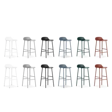 폼 바 스툴 65 cm 메탈 레그 - Black - Normann Copenhagen | 노만코펜하겐