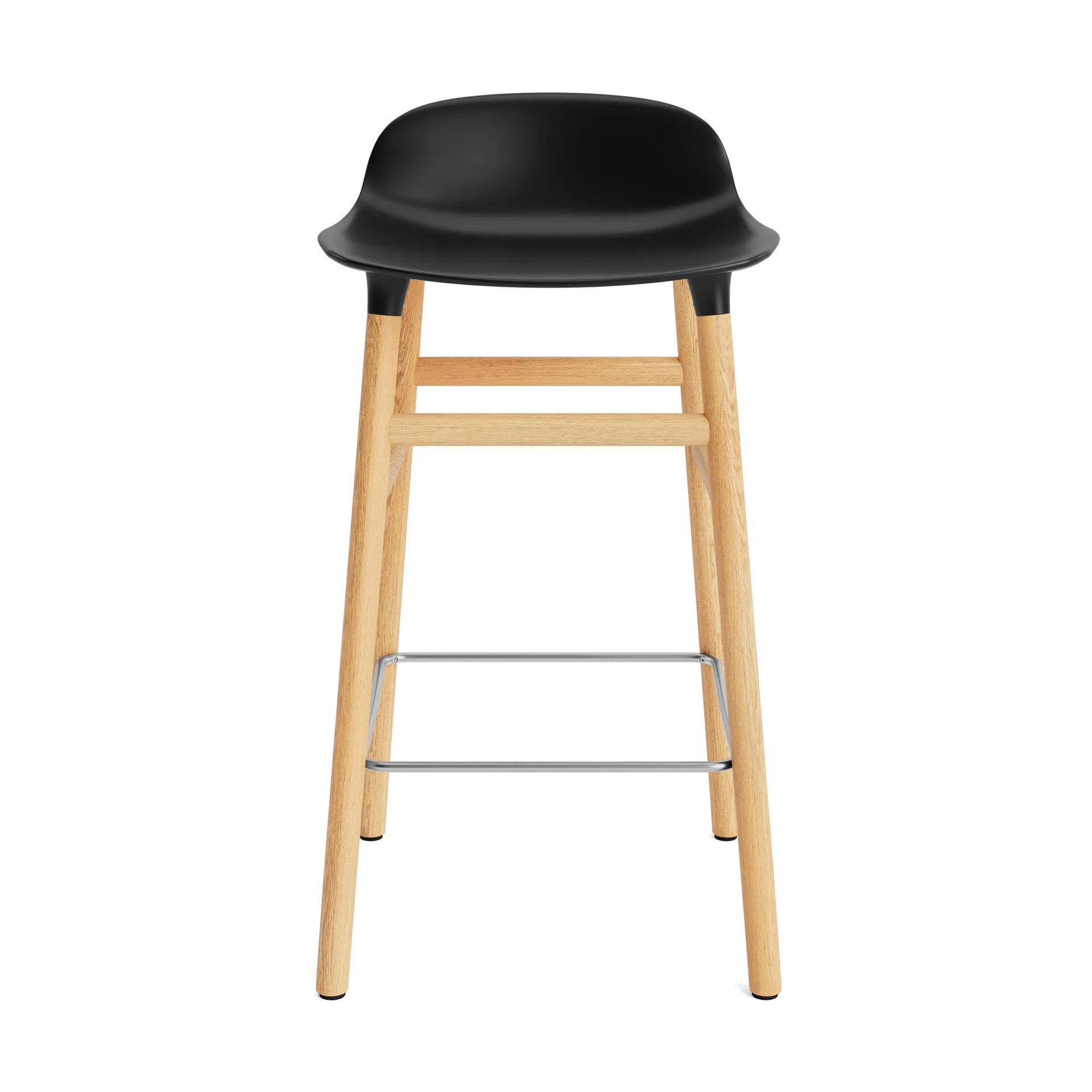 폼 바 스툴 65 cm 오크 레그, Black Normann Copenhagen | 노만코펜하겐