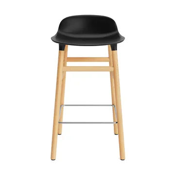 폼 바 스툴 65 cm 오크 레그 - Black - Normann Copenhagen | 노만코펜하겐