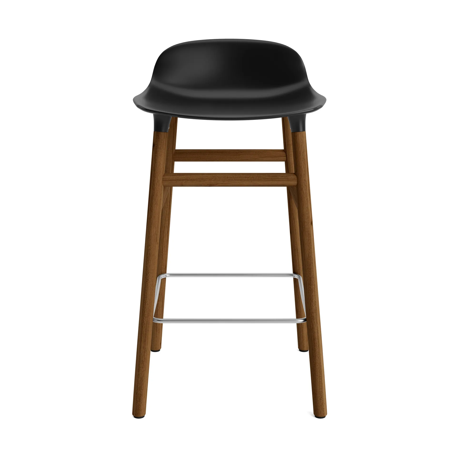 폼 바 스툴 65 cm 월넛 레그, Black Normann Copenhagen | 노만코펜하겐