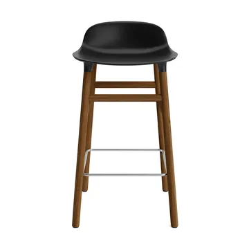 폼 바 스툴 65 cm 월넛 레그 - Black - Normann Copenhagen | 노만코펜하겐