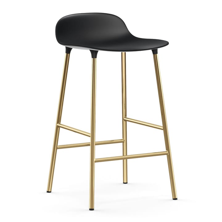 폼 바 스툴 브론즈 레그 65 cm - Black - Normann Copenhagen | 노만코펜하겐