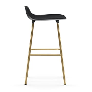폼 바 스툴 브론즈 레그 65 cm - Black - Normann Copenhagen | 노만코펜하겐