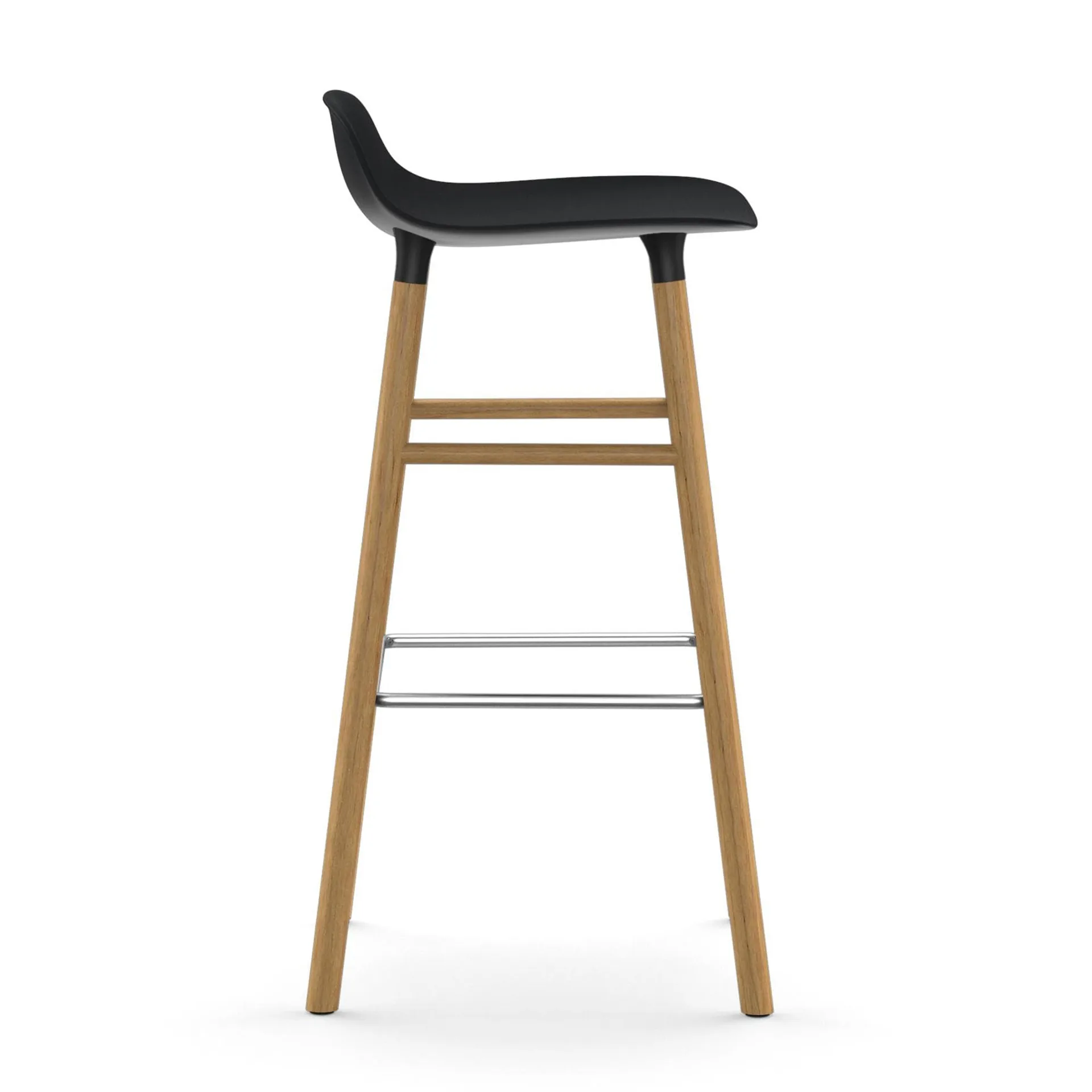 폼 바 스툴 65 cm 오크 레그, Black Normann Copenhagen | 노만코펜하겐