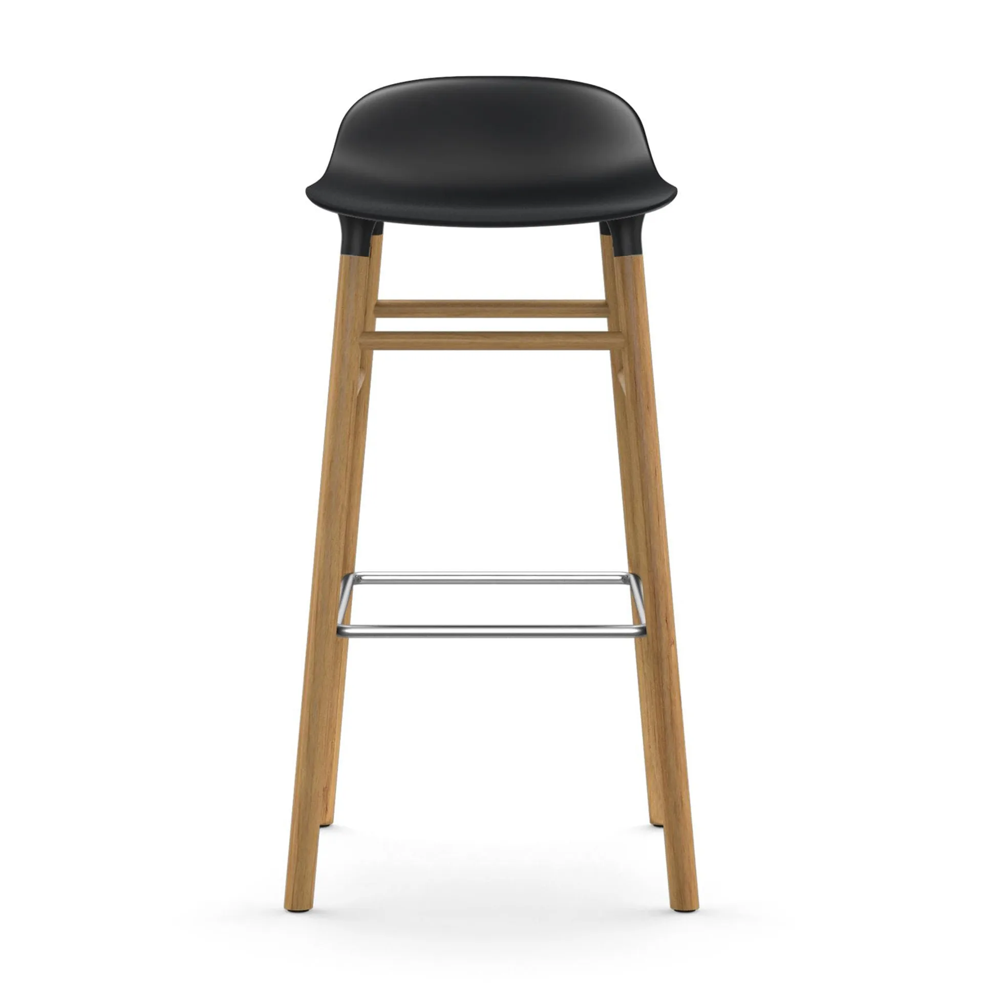 폼 바 스툴 65 cm 오크 레그, Black Normann Copenhagen | 노만코펜하겐
