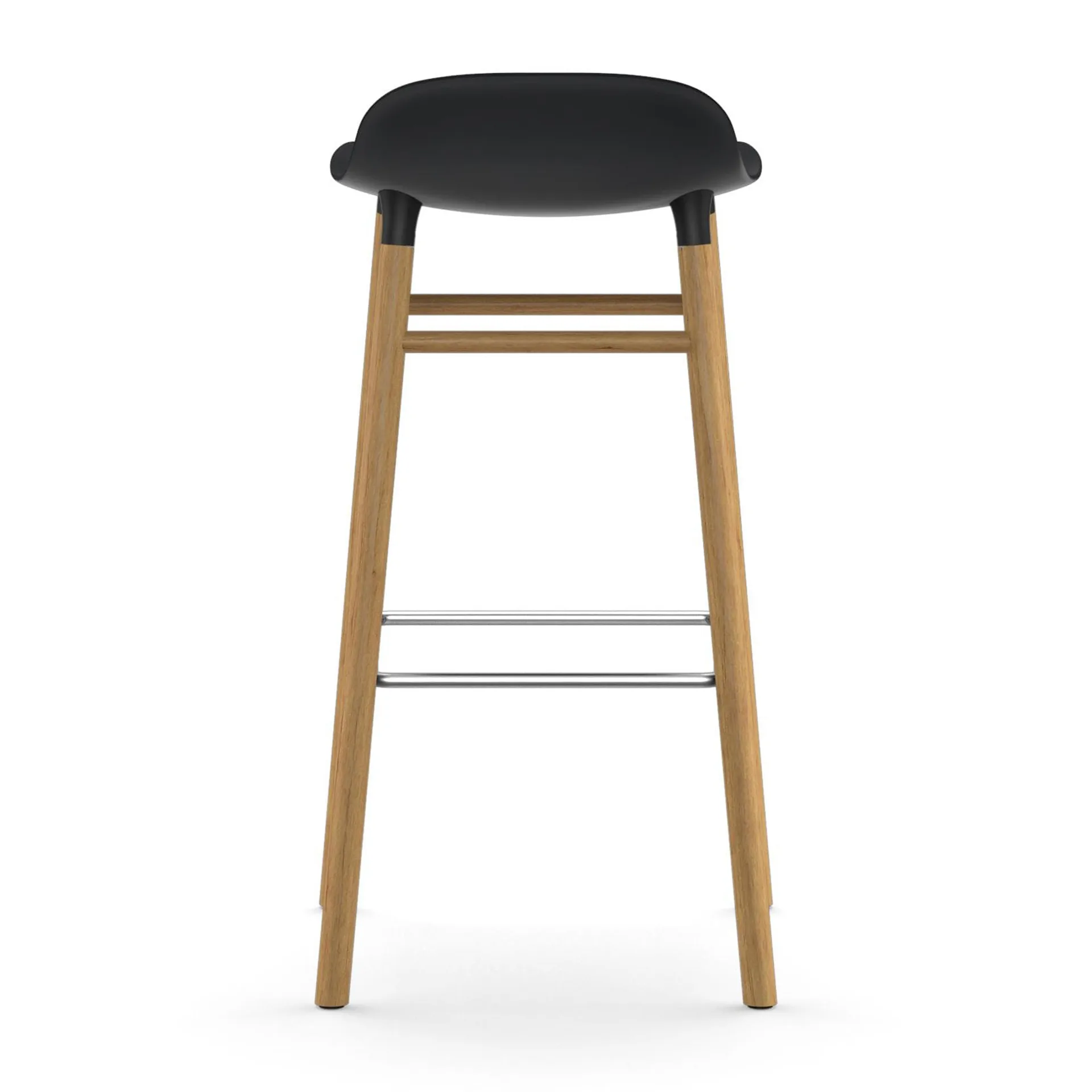폼 바 스툴 65 cm 오크 레그, Black Normann Copenhagen | 노만코펜하겐