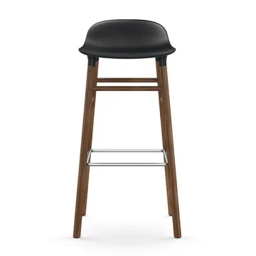 폼 바 스툴 65 cm 월넛 레그 - Black - Normann Copenhagen | 노만코펜하겐