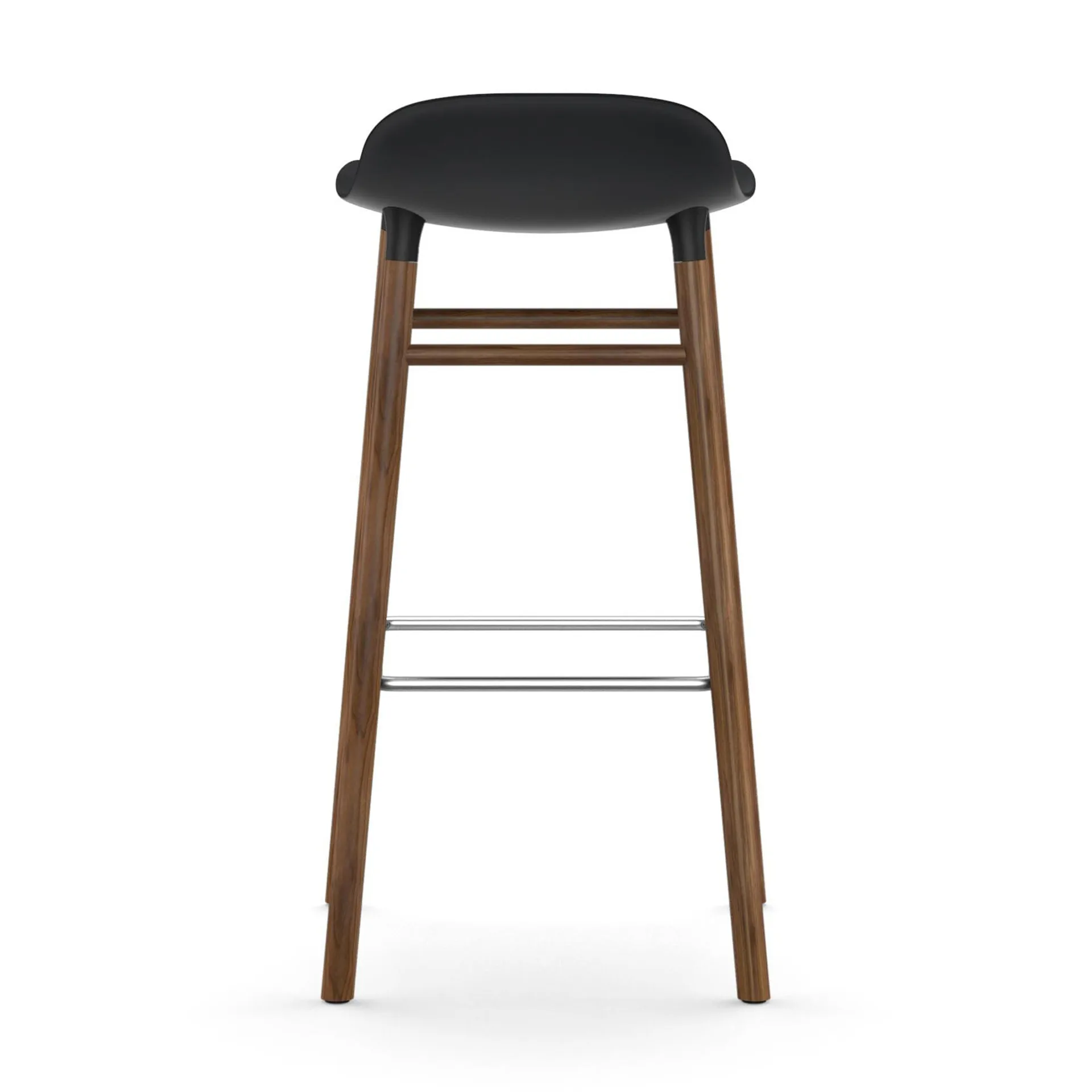 폼 바 스툴 65 cm 월넛 레그, Black Normann Copenhagen | 노만코펜하겐