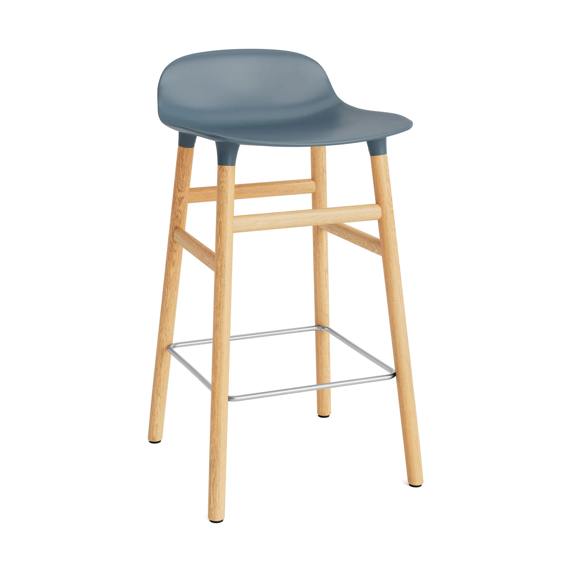 폼 바 스툴 65 cm 오크 레그, Blue Normann Copenhagen | 노만코펜하겐