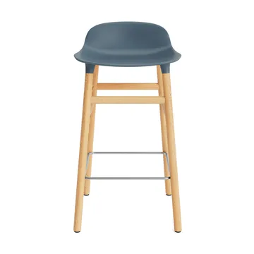 폼 바 스툴 65 cm 오크 레그 - Blue - Normann Copenhagen | 노만코펜하겐