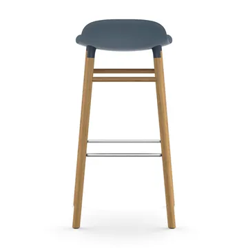 폼 바 스툴 65 cm 오크 레그 - Blue - Normann Copenhagen | 노만코펜하겐