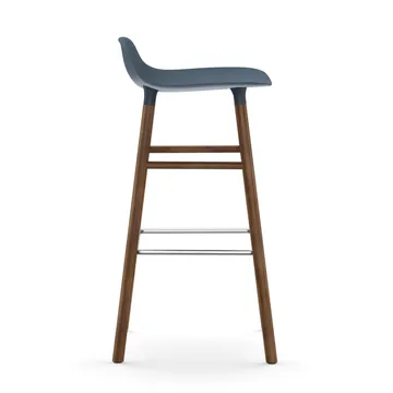 폼 바 스툴 65 cm 월넛 레그 - Blue - Normann Copenhagen | 노만코펜하겐