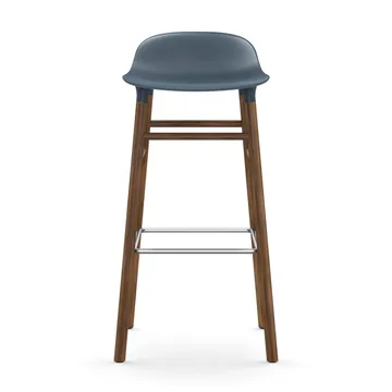 폼 바 스툴 65 cm 월넛 레그 - Blue - Normann Copenhagen | 노만코펜하겐