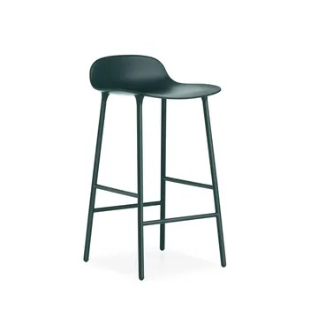 폼 바 스툴 65 cm - Green, Green-Coated Steel Legs - Normann Copenhagen | 노만코펜하겐