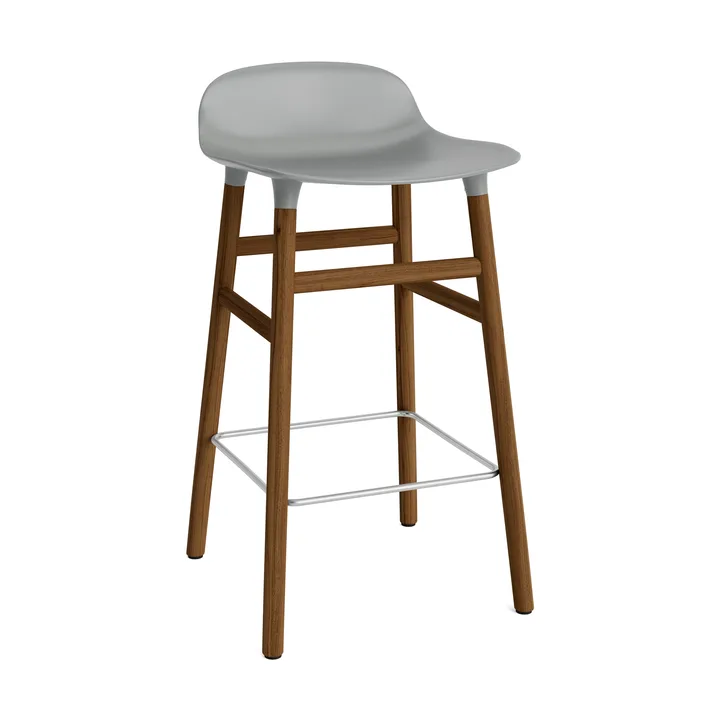 폼 바 스툴 65 cm 월넛 레그 - Grey - Normann Copenhagen | 노만코펜하겐