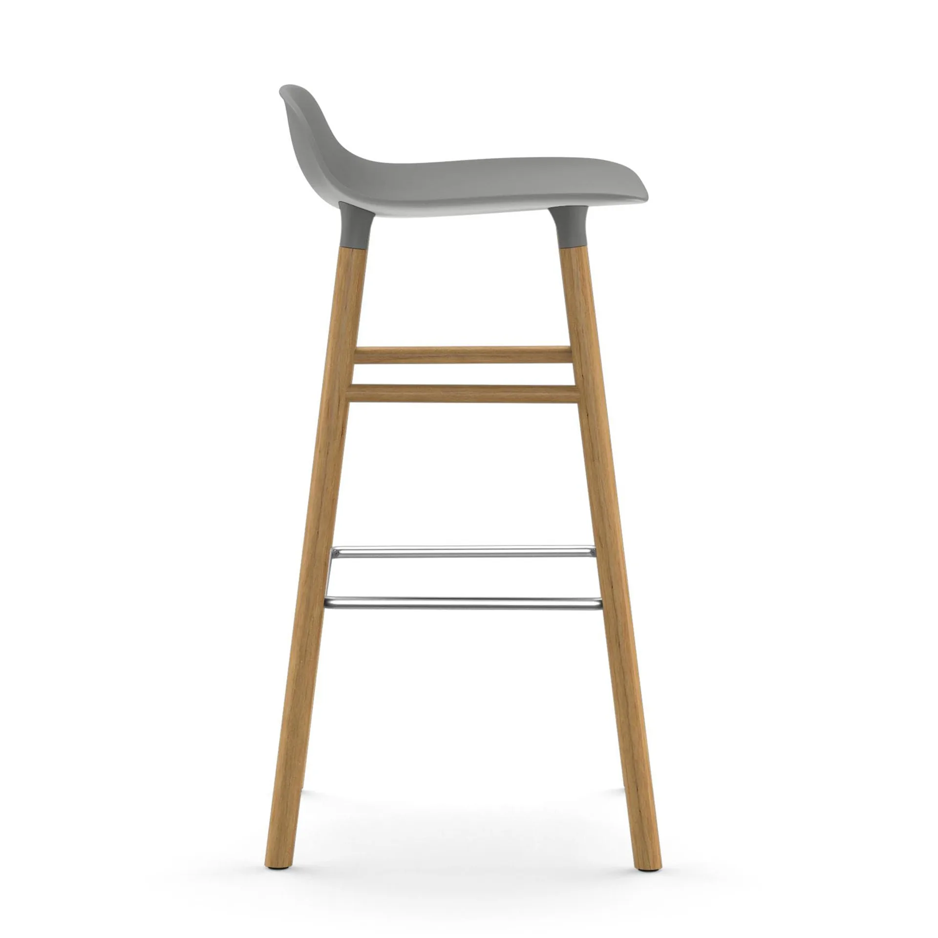 폼 바 스툴 65 cm 오크 레그, Grey Normann Copenhagen | 노만코펜하겐