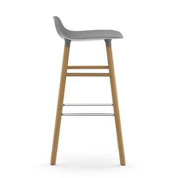 폼 바 스툴 65 cm 오크 레그 - Grey - Normann Copenhagen | 노만코펜하겐