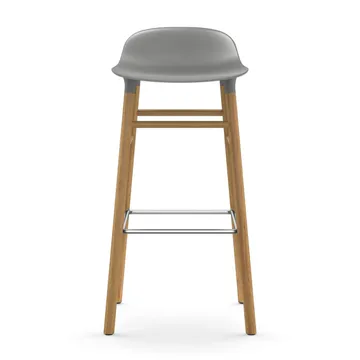 폼 바 스툴 65 cm 오크 레그 - Grey - Normann Copenhagen | 노만코펜하겐