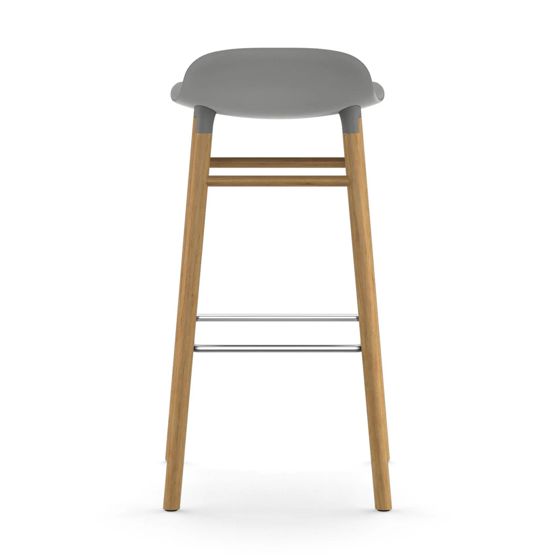 폼 바 스툴 65 cm 오크 레그, Grey Normann Copenhagen | 노만코펜하겐