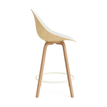 매트 바 체어 바 스툴 전면 업홀스터리 65 cm - Hallingdal 110-hemp-beech-cream steel - Normann Copenhagen | 노만코펜하겐