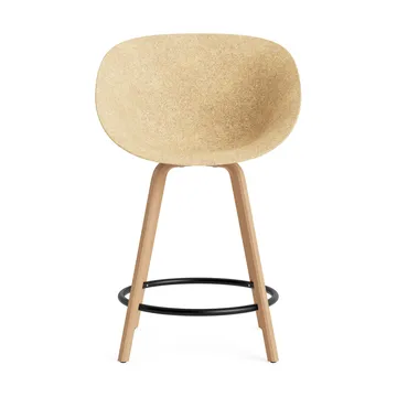 매트 바 체어 65 cm - Hemp-beech-black steel - Normann Copenhagen | 노만코펜하겐
