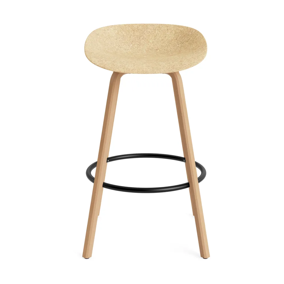 매트 바 스툴 65 cm, Hemp-beech-black steel Normann Copenhagen | 노만코펜하겐