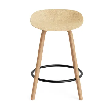 매트 바 스툴 65 cm - Hemp-beech-black steel - Normann Copenhagen | 노만코펜하겐