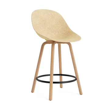 매트 바 체어 바 스툴 65 cm - Hemp-beech-black steel - Normann Copenhagen | 노만코펜하겐