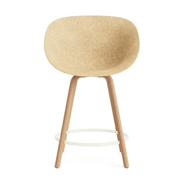 매트 바 체어 65 cm - Hemp-beech-cream steel - Normann Copenhagen | 노만코펜하겐