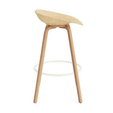 매트 바 스툴 65 cm - Hemp-beech-cream steel - Normann Copenhagen | 노만코펜하겐