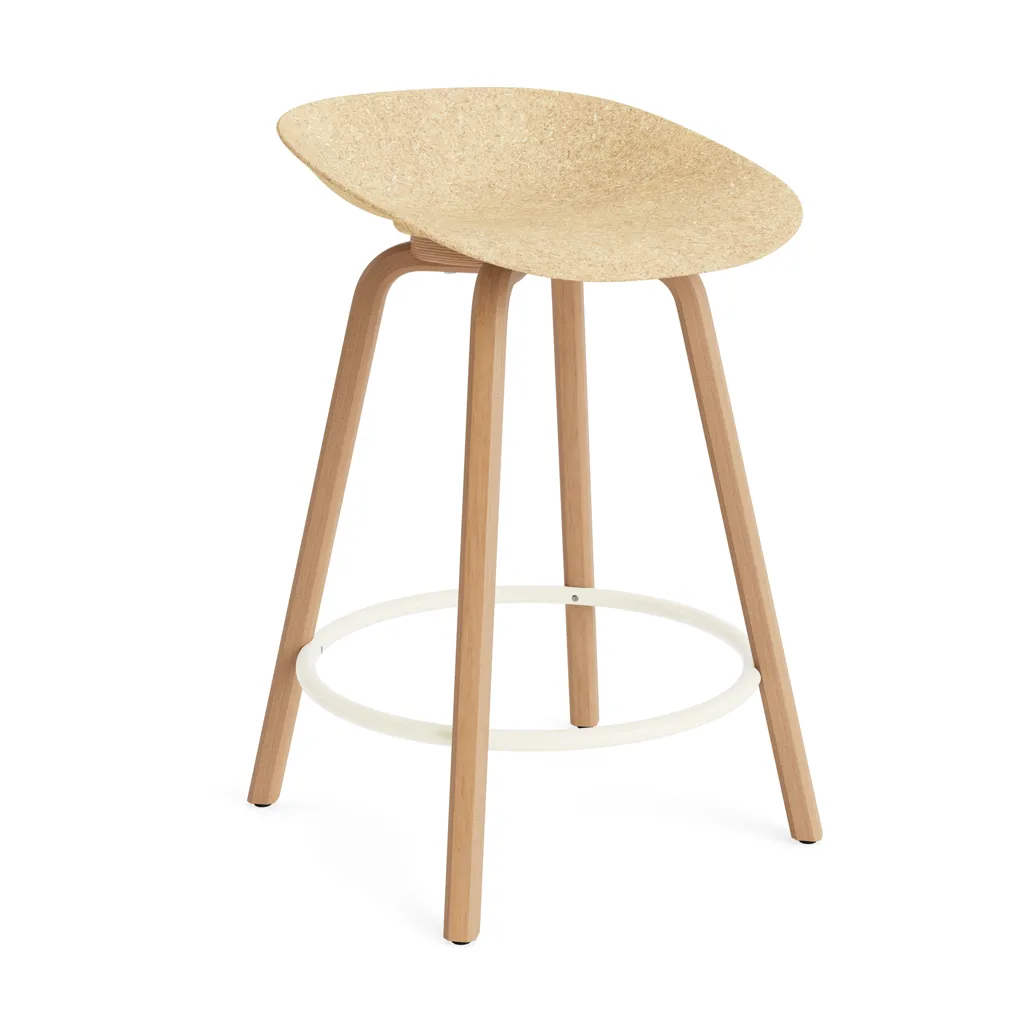 매트 바 스툴 65 cm, Hemp-beech-cream steel Normann Copenhagen | 노만코펜하겐