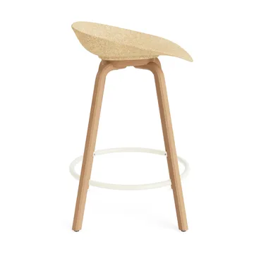 매트 바 스툴 65 cm - Hemp-beech-cream steel - Normann Copenhagen | 노만코펜하겐