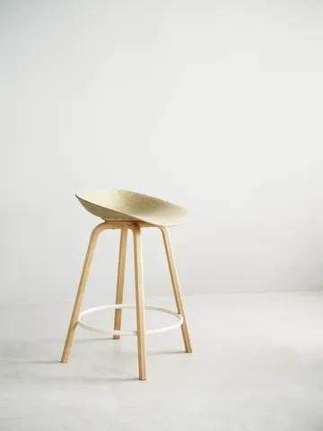 매트 바 스툴 65 cm - Hemp-beech-cream steel - Normann Copenhagen | 노만코펜하겐