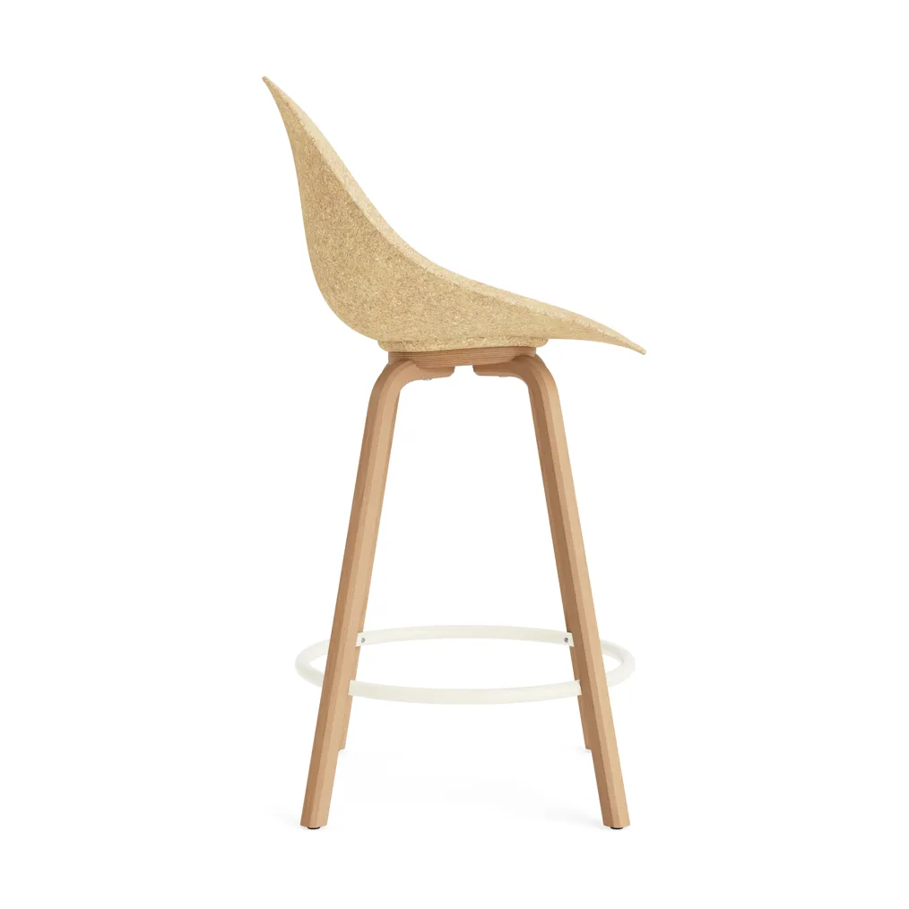 매트 바 체어 바 스툴 65 cm, Hemp-beech-cream steel Normann Copenhagen | 노만코펜하겐