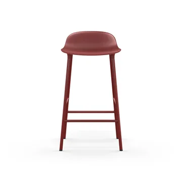 폼 바 스툴 65 cm - Red, Red-Coated Steel Legs - Normann Copenhagen | 노만코펜하겐