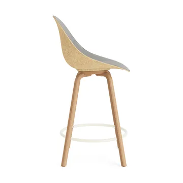 매트 바 체어 바 스툴 전면 업홀스터리 65 cm - Remix 133-hemp-beech-cream steel - Normann Copenhagen | 노만코펜하겐