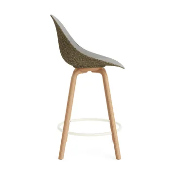매트 바 체어 바 스툴 전면 업홀스터리 65 cm - Remix 133-seaweed-beech-cream steel - Normann Copenhagen | 노만코펜하겐