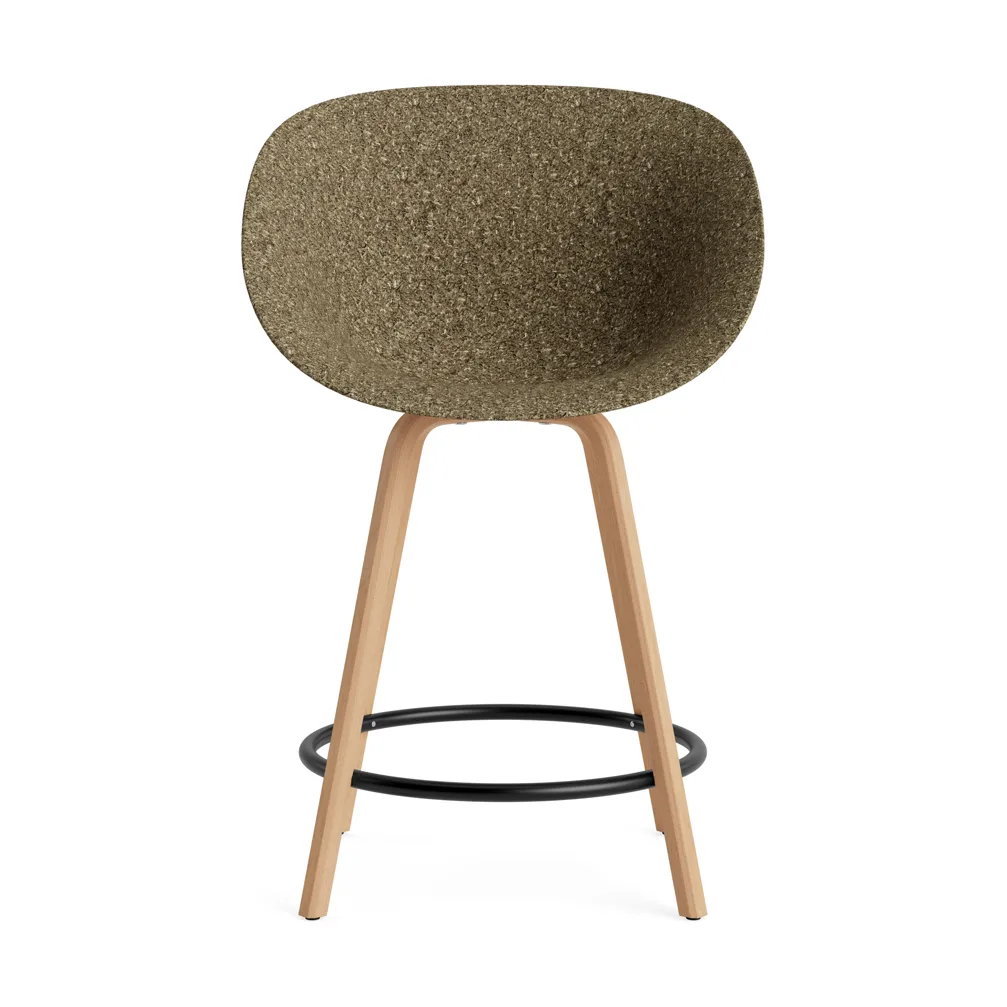 매트 바 체어 65 cm, Seaweed-beech-black steel Normann Copenhagen | 노만코펜하겐