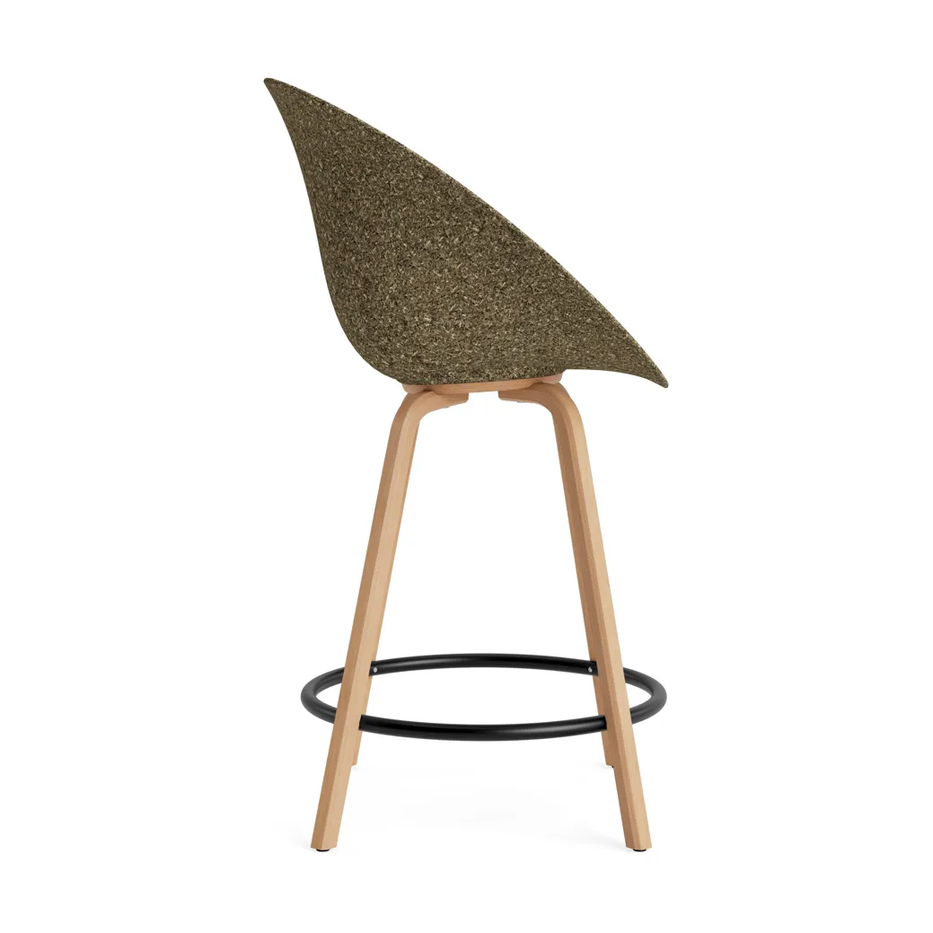 매트 바 체어 65 cm, Seaweed-beech-black steel Normann Copenhagen | 노만코펜하겐