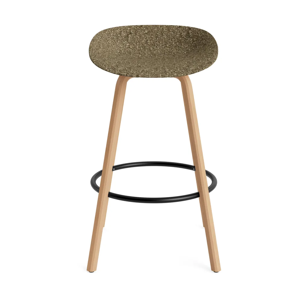 매트 바 스툴 65 cm, Seaweed-beech-black steel Normann Copenhagen | 노만코펜하겐