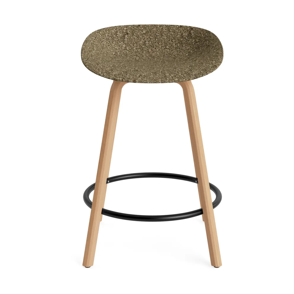 매트 바 스툴 65 cm, Seaweed-beech-black steel Normann Copenhagen | 노만코펜하겐