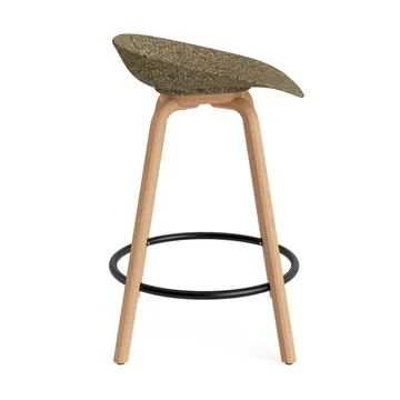 매트 바 스툴 65 cm - Seaweed-beech-black steel - Normann Copenhagen | 노만코펜하겐